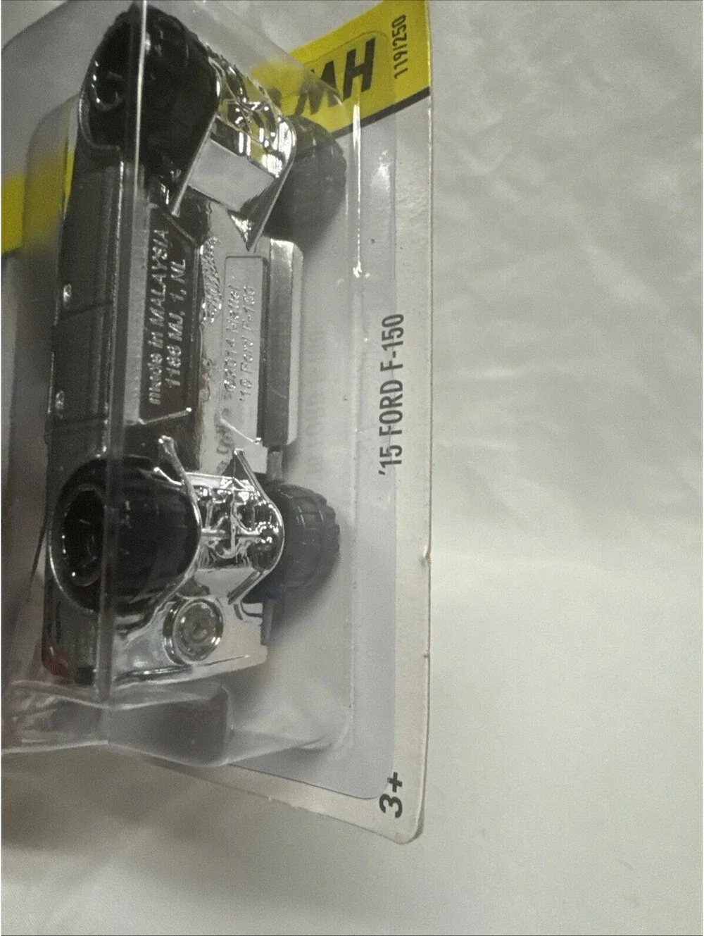 Hot Wheels Silver '15 Ford F-150 Pickup Truck 119/250 2015 HW Off-Road Road
